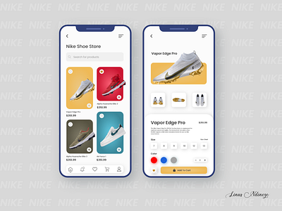 Nike Shoes App app app design branding design ecommerce app minimal nike nike air nike air max nike running nike shoes nike shoes store nike shoes store store store app ui ux