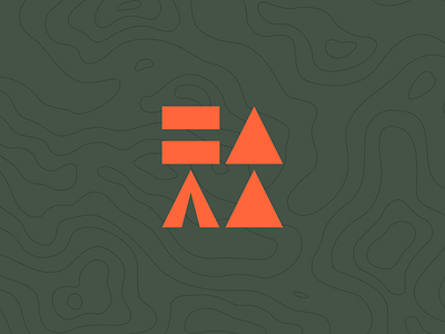 I Went Camping With - Logo ben stafford brand identity branding design fast forward geometric icons identity logo logomark pause play podcast podcast branding podcast design