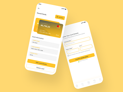 Payment Screens app design mobile ui payment payment page reservation restaurant uiux