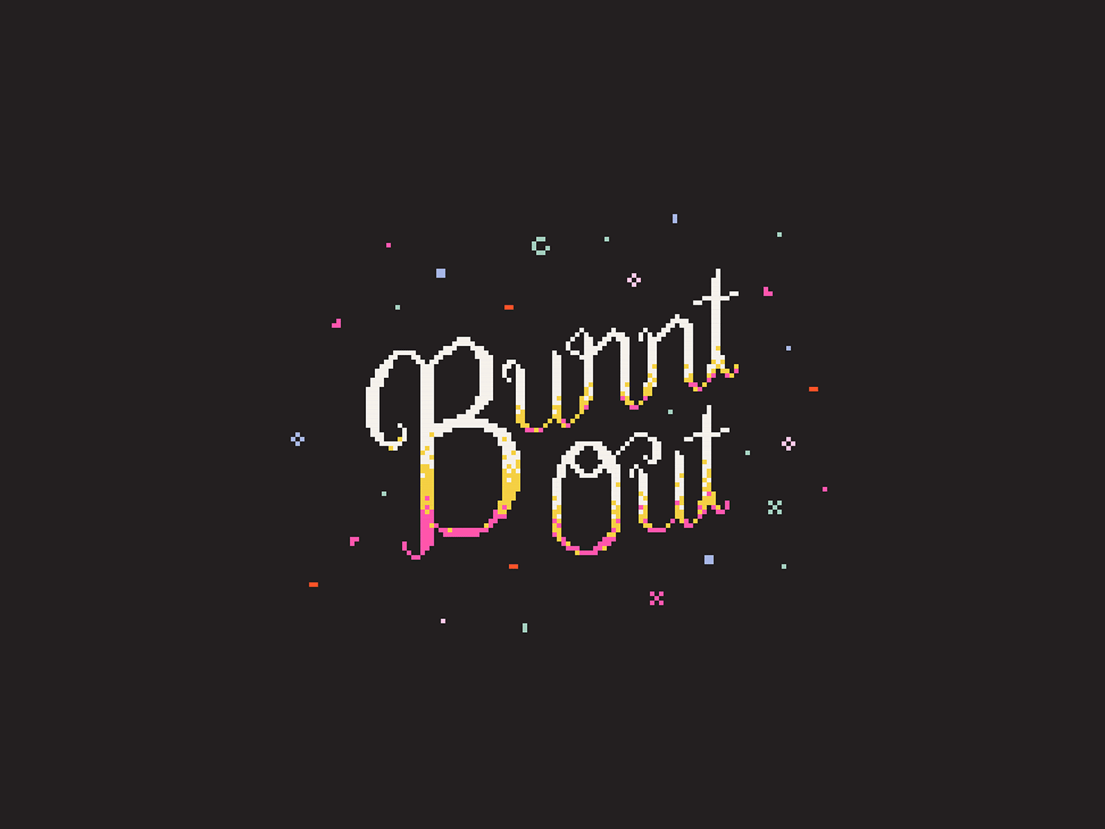 2021 8bit 8bit gif burned out burnout burnt out gif illustrator illustrator cc vector