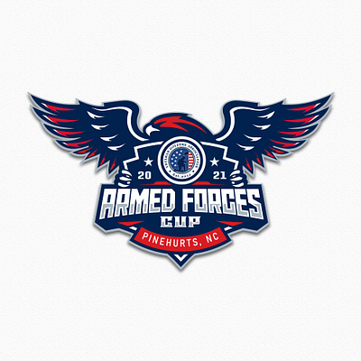 logo golf for Armed Forces Cup armed force cup golf logo sport logo