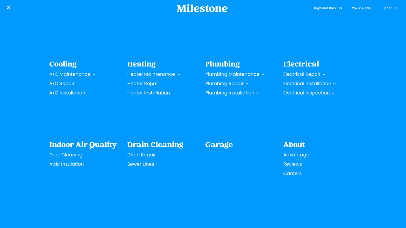 Milestone Web Design by Audrey Bazyk on Dribbble