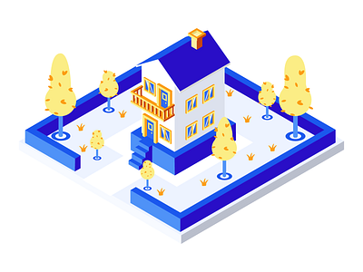 Isometric House 2d animation animator flat gif house house illustration icon illustration illustrator isometric isometric icons isometric illustration motion motion graphic