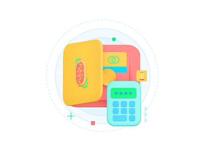 Unifin Brand illustrations 3d illustration blender blender3d brand identity brand illustration brand illustrations graphics illustration art illustrations illustrator