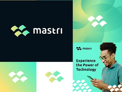 mastri abstract app creative designer feel flag freelance huge letter logo m m logo minimal minimalist logo moving power strong team tech logo technical technology
