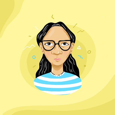 Flat colour illustration design illustration minimal