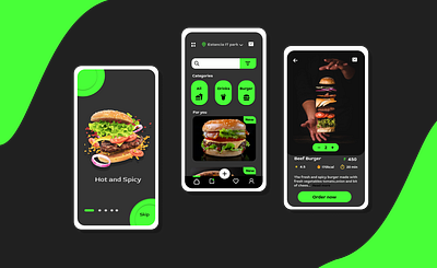 food delivery app concept app app design food app ui uiux ux