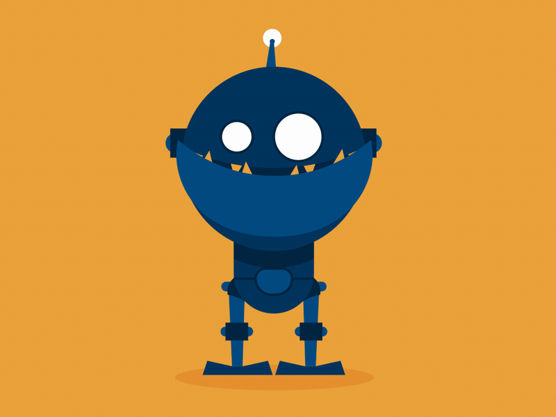 Agents of Doom - Gadgetron Corp. animation loop robot vector