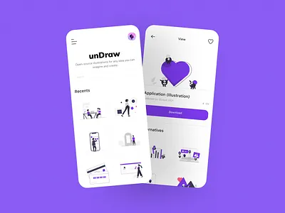 unDraw App Design Concept! app app design clean concept design imaginary minimal undraw