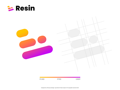 Resin logo brand designer brand guide branding crypto logo icon identity logo logo designer logo icon logo mark logodesign logos logotype vector