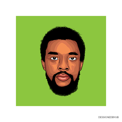 Chadwick Boseman Illustration