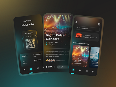 Ticket Reselling App app app design application clean clean ui colourful dailyui design freelancer glass effect glassmorphism minimal minimalism ticket reseller trendy ui ui ux ui design ui ux uidesign