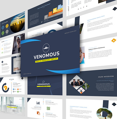 Venomous Preview illustration illustrator powerpoint templates preview template venomous