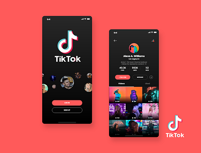 Tiktok mobile app UI design app interface redesign mobile app redesign tiktok tiktok app screens tiktok design trends tiktok interface design tiktok mobile app ui design tiktok redesign tiktok ui tiktok ui design