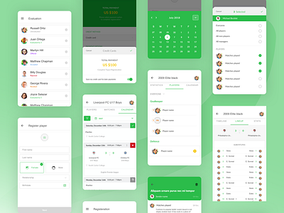 TeamKnot app clean design designs flat minimal mobile mobile app design ui ux