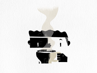 I love coffee graphic design illustration