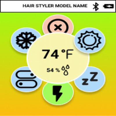 Hairstyler Tool hairstyle iot ux design