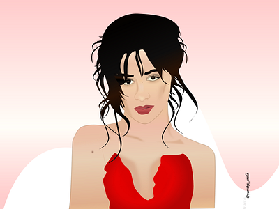 Illustration-Camila Cabello art artwork business celebrity design illustration illustration art vector