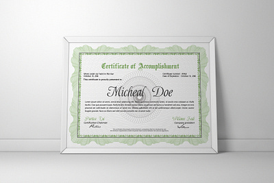 Certificate Template | Print Templates achievement award certificate diploma elegant graduation illustration success template value