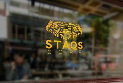 STAQS CORP brand design brand identity branding design flat icon illustrator logo logodesign