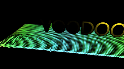 Voodoo 2 animation audio reactive branding logo motion graphics