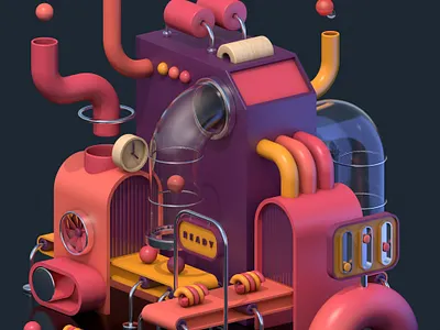 Candy Factory 3d 3d art 3d design 3d modeling art c4d cinema4d design factory illustration