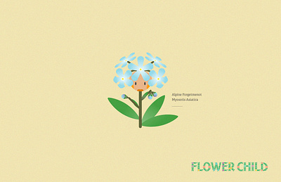 flowerchildtypes4 brand content context creative direction design education hike hike with kids identity illustration maps thewayfindercompany trail time typography wildflowers