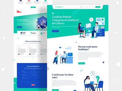 Healthcare Website Homepage UI Design devignedge doctor doctor appointment health healthcare landing page landing page design medical medical care medical design medical template medical website mhmanik02 treatment website website design