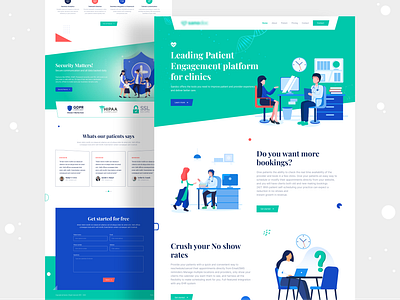 Healthcare Website Homepage UI Design devignedge doctor doctor appointment health healthcare landing page landing page design medical medical care medical design medical template medical website mhmanik02 treatment website website design