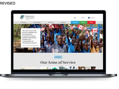 Emmanuel Foundation - UX DESIGN prototyping research website