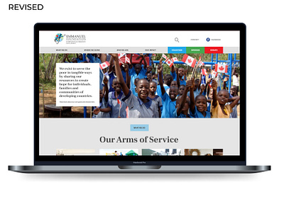 Emmanuel Foundation - UX DESIGN prototyping research website