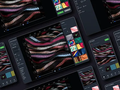 Image Editor - Responsive Web Application dark ui editor image mobile mobile ui photoshop responsive saas software tablet trendy ui ux web app web application web design