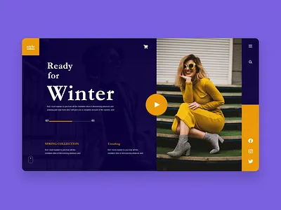 Online Clothing Store UI Design e commerce ecommerce shop ecommerce website design online store web design ui ui design ui ux user interface design website design