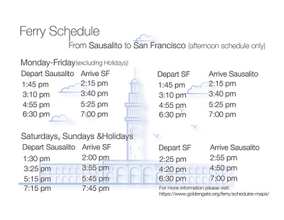 Ferry Schedule