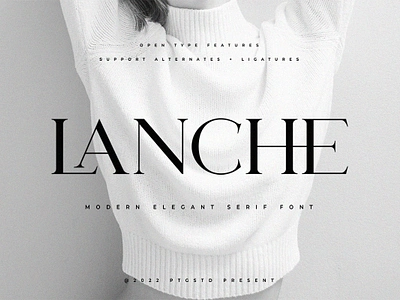 Lanche | Modern Elegant Serif Font aesthetic beauty boho canva chic classy clean fashion feminine font jewelry luxury retro serif sexy trendy typeface uppercase vintage wedding