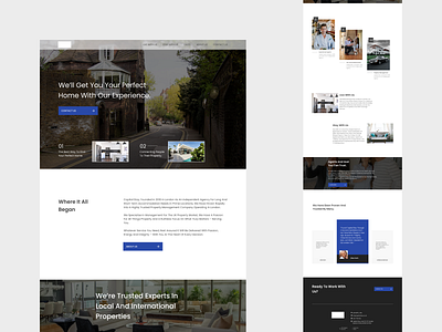 Real estate landingpage figma housing landing page real estate ui web