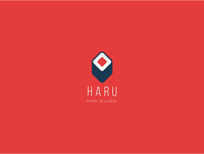 Haru Sushi - For sale adobe illustrator digital art for sale for sale unused buy japanese food japanese logo logo sushi logo vector illustration