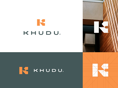 KHUDU®️ brand branding design graphic design icon illustration interior decor logo logo design logomark luxury minimal modern monogram simple symbol typography ui ux vector