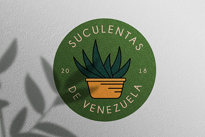 SUCULENTAS DE VENEZUELA branding design designconcept graphic design graphic designer icon illustration logo logo concept logo design logo design branding logodesign logos logotype mock up mockup mockups rebrand vector venezuela