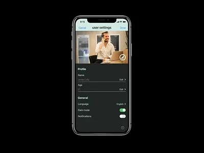 Settings page figma ui ui design