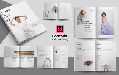 Portfolio Lookbook Brochure affinity publisher branding brochure brochure design company profile indesign lookbook minimal multipage print print design