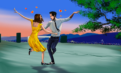 La La Land art character character design design digital illustration digital painting illustration photoshop