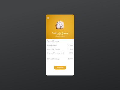 Email Receipt @dailyui dailyui17 design figma minimal mobile design ui ui design ux