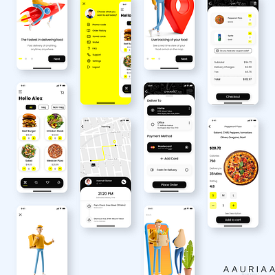 Food Delivery App - 1 app delivery app design designconcept designer food food and drink food app ui uidesign uidesigner uiinspiration ux uxdesign uxdesigner uxinspiration