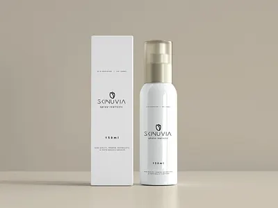 Skinuvia Beauty Skin branding design logo