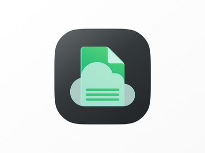 Cloud Docs icon! app brand brand design brand identity branding cloud clouds data doc docs files geometric icon logo logo design logodesign mark paper saas symbol