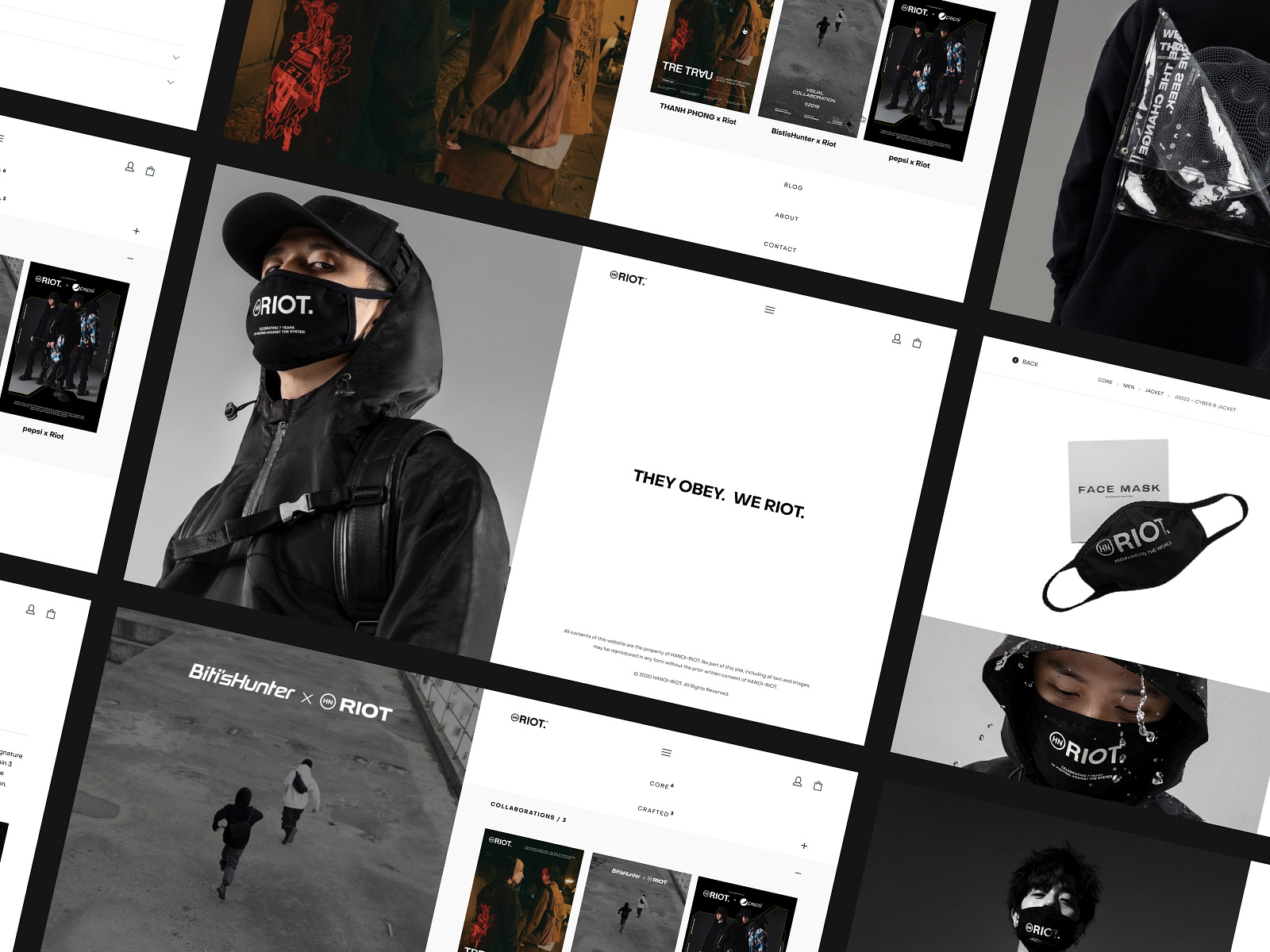 HANOI-Riot Product Page by Ludens Tran on Dribbble