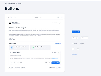 Ample Design System | Buttons button button designs clean design components
