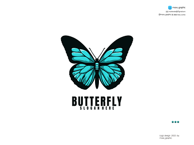 butterfly mascot logo branding design icon illustration logo logo design logotype vector