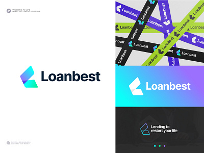 Investment Loan Logo- DeFi Financial Logo - Modern L Logo borrow brand identity branding creative design ecommerce finance l loan logo logodesign logomark logotype modern logo mortgage symbol